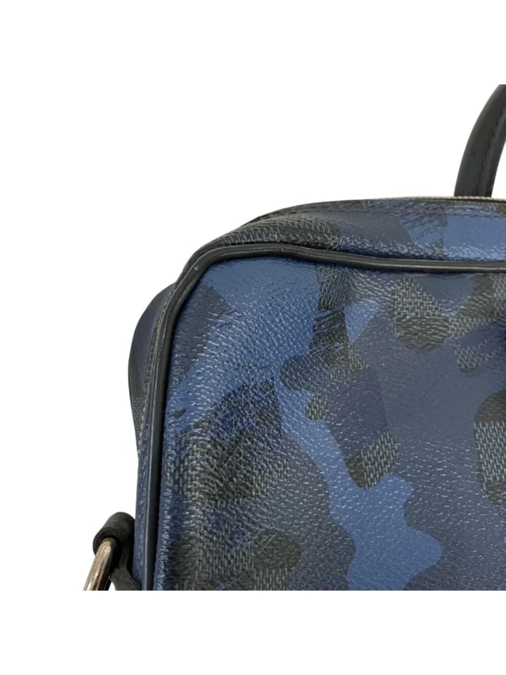 Louis Vuitton Porte Documents Voyage Damier Cobalt Business Bag Canvas Leather